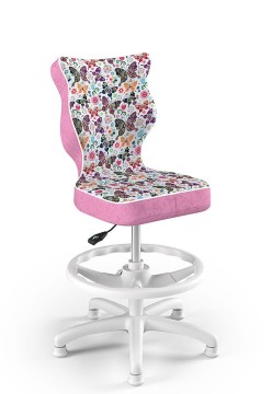 Otočná židle Petit, pro děti od 119 do 142 cm - motýli