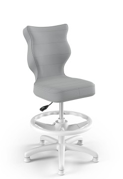 Otočná židle Petit, pro výšku od 133 do 159 cm - šedá