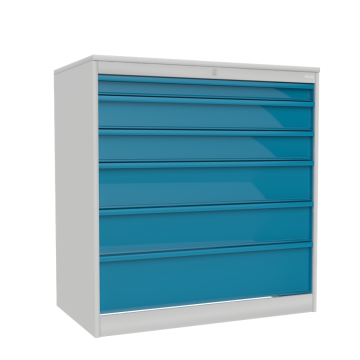 Kovová 6-zásuvková skříň Szw 302