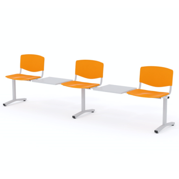 Lavice do čekárny T3 + 2 plast