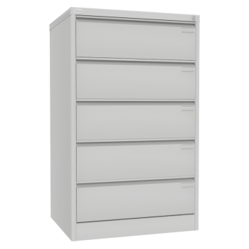 Pětizásuvková čtyřřadová kovová kartotéka formátu A5 - Szk 305