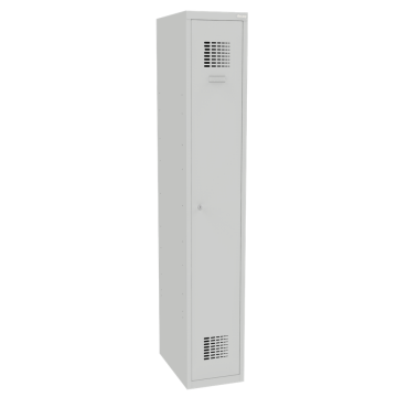 Jednodveřová kovová šatní skříň s dlouhými dveřmi Sum 310 W lx