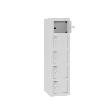 Kovová úschovná skříň s USB zásuvkami WSSv 05