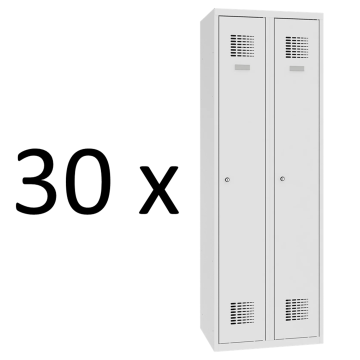 Množstevní sleva na kovovou 2-dveřovou šatní skříň Sum 320 W