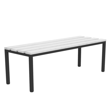 Kovová lavička do šatny s plastovými deskami Lsz 3a PVC