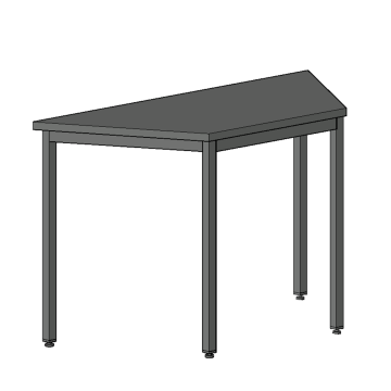Stůl s lichoběžníkovou deskou Stb 202