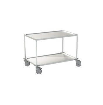 Nerezový vozík s pevnými policemi 2064