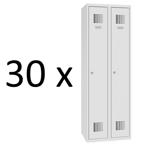 Množstevní sleva na kovovou 2-dveřovou šatní skříň Sum 320 W
