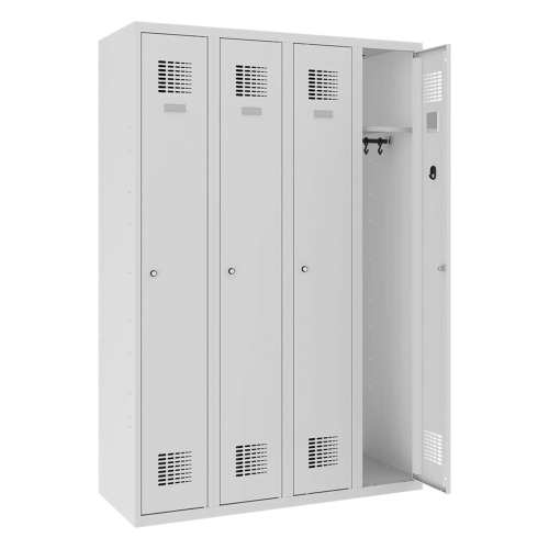 4-dveřová kovová šatní skříň Sum 340 W