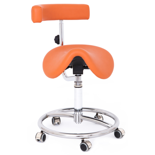 Ergonomická sedlová zdravotnická židle s otočnou opěrkou V058CAB